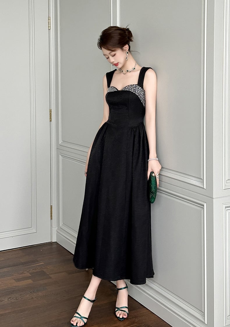 【dress】ラインストーン付きデートワンピース　M24443