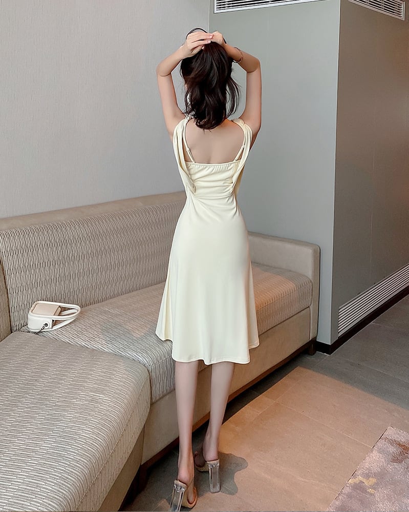 【dress】ウエストカットキャミワンピース　M24105