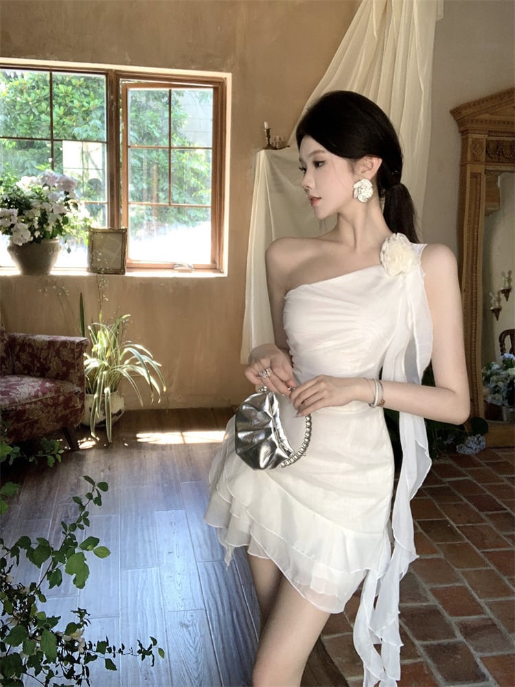 【dress】オフショルダーワンピース　M23897