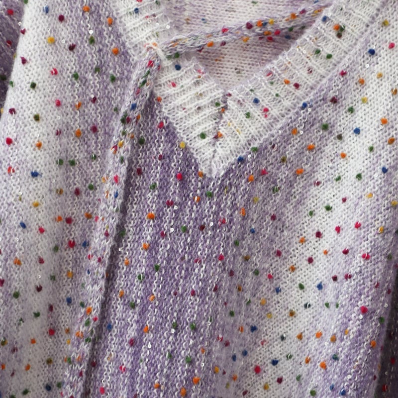【tops】キラキラニットセーター　M27524