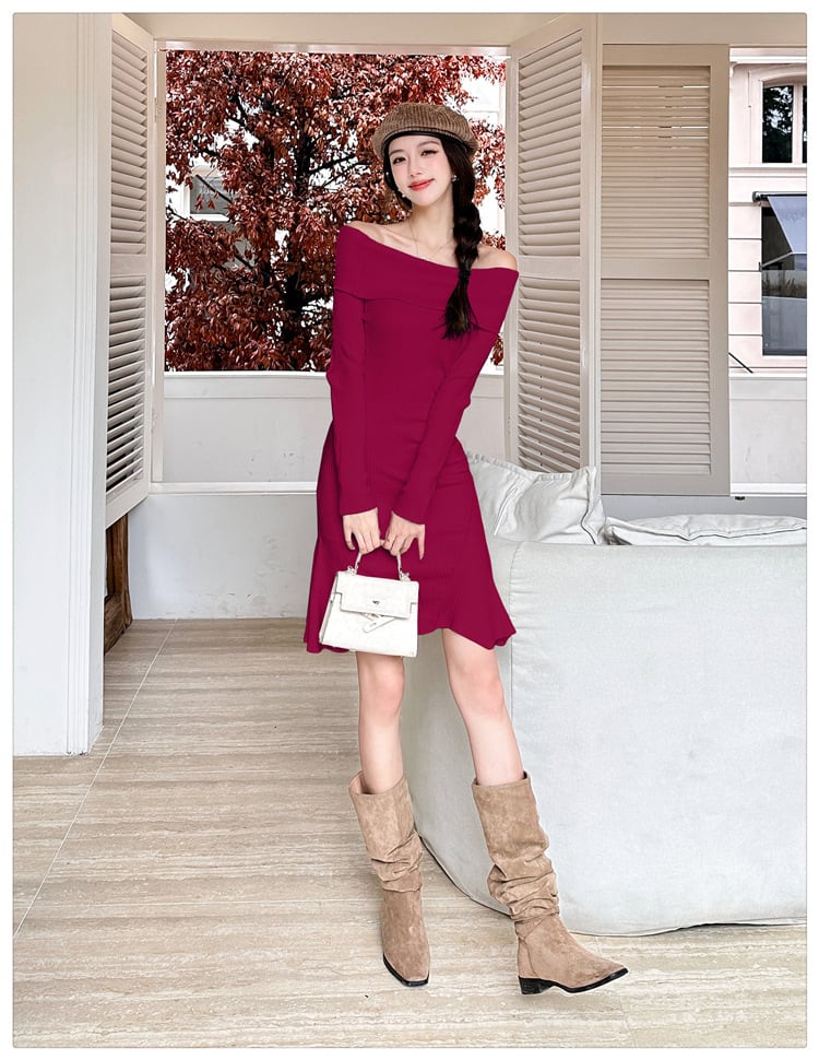 【dress】ニットワンピース　M26035