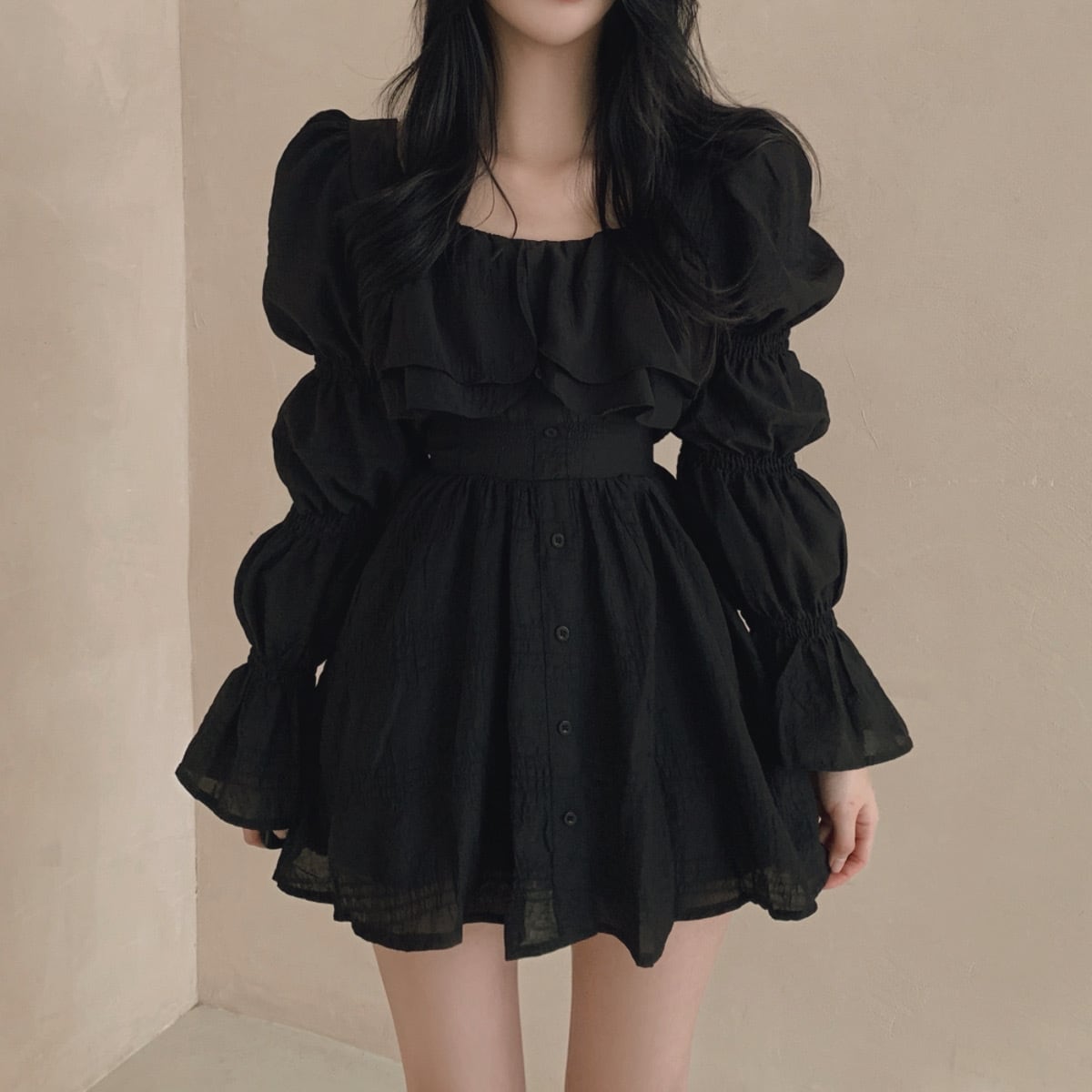 【dress】フリルワンピース　M29428