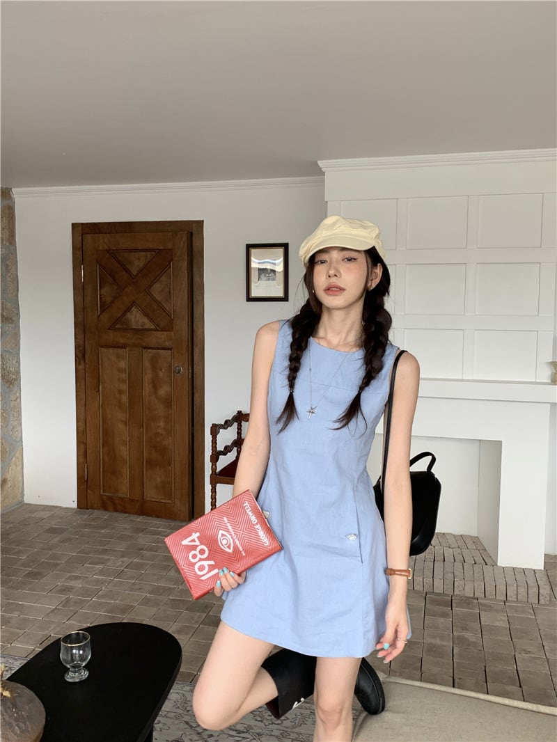 【dress】ノースリーブワンピース　M24439