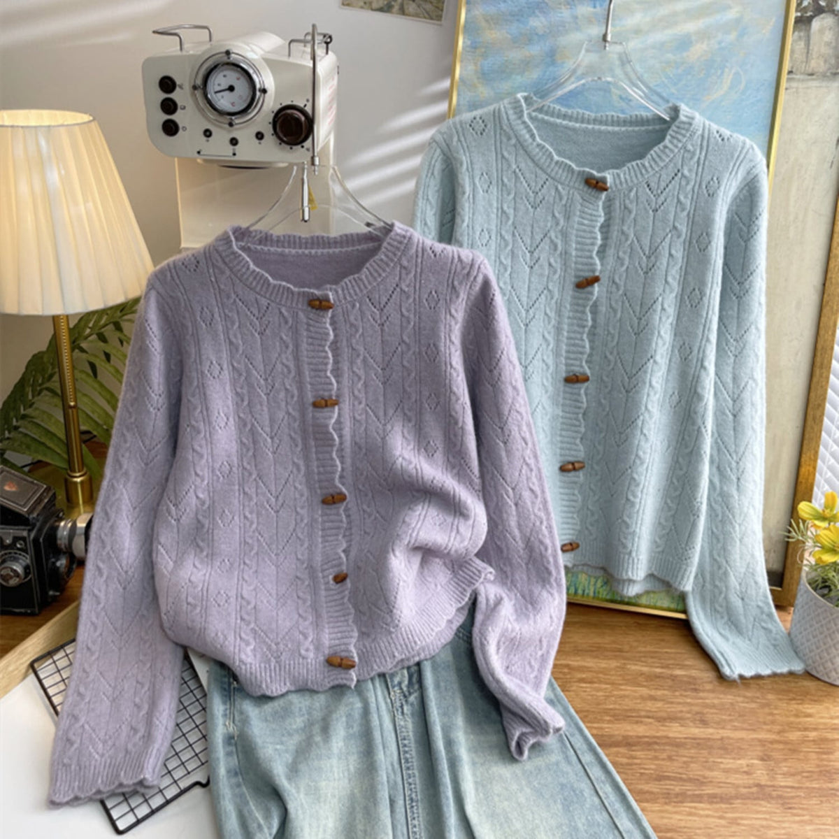 【outer】シンプルカーディガン     N2823