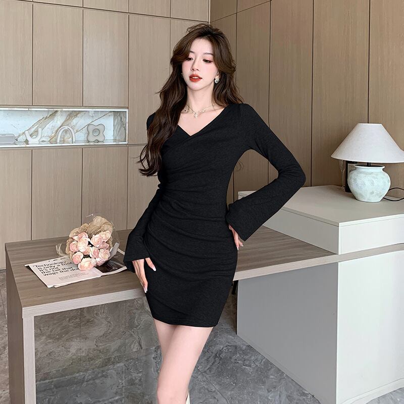 【dress】ニットワンピース　M19051