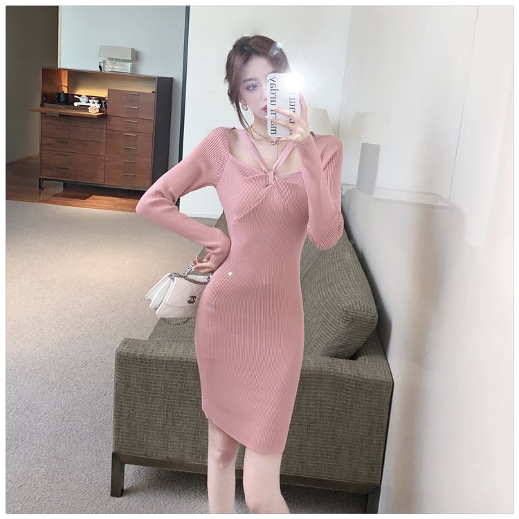 【dress】ニットワンピース　M27466