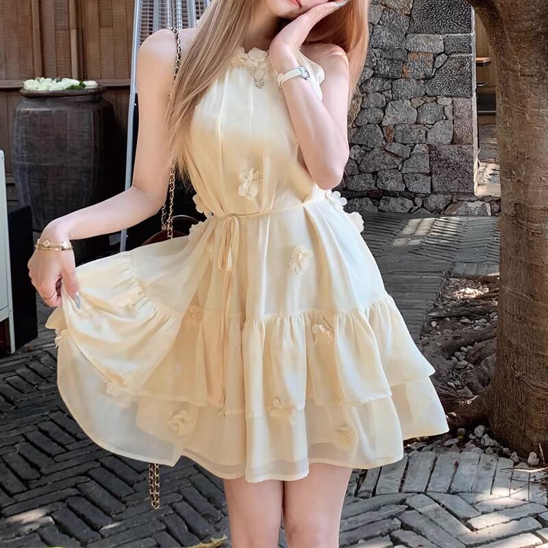 【dress】ホルターネックワンピース　M30203