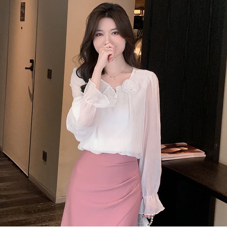 【tops】立体フラワートップス　M29036