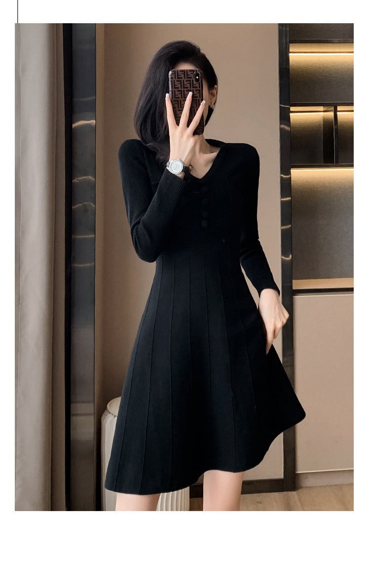 【dress】ニットワンピース　M25423