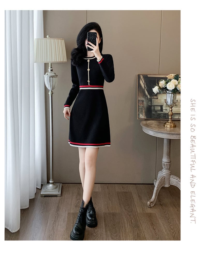 【dress】ニットワンピース　M27706