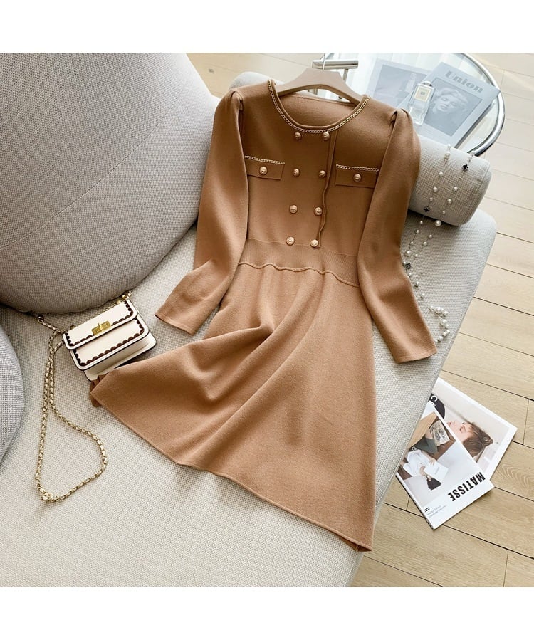 【dress】ニットワンピース　M25486