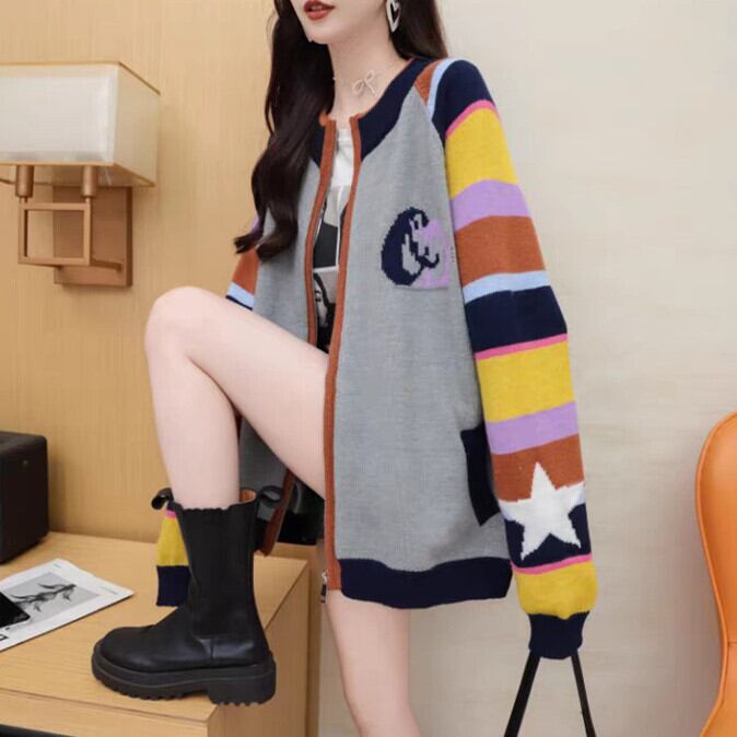 【outer】ドッキングニットアウター 　M29169