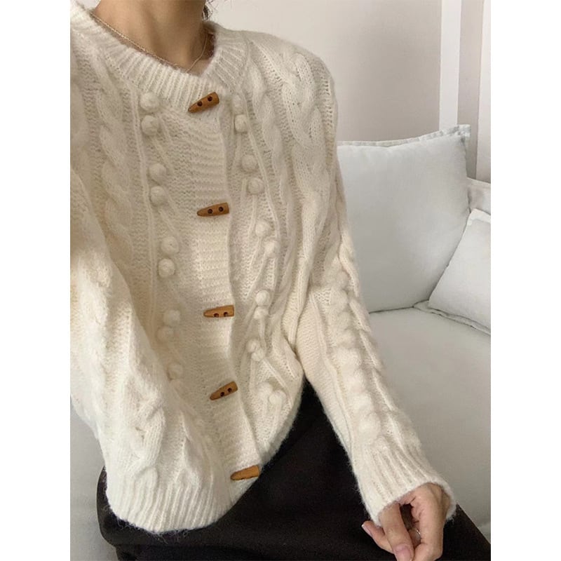 【outer】ニットカーデ　M25936