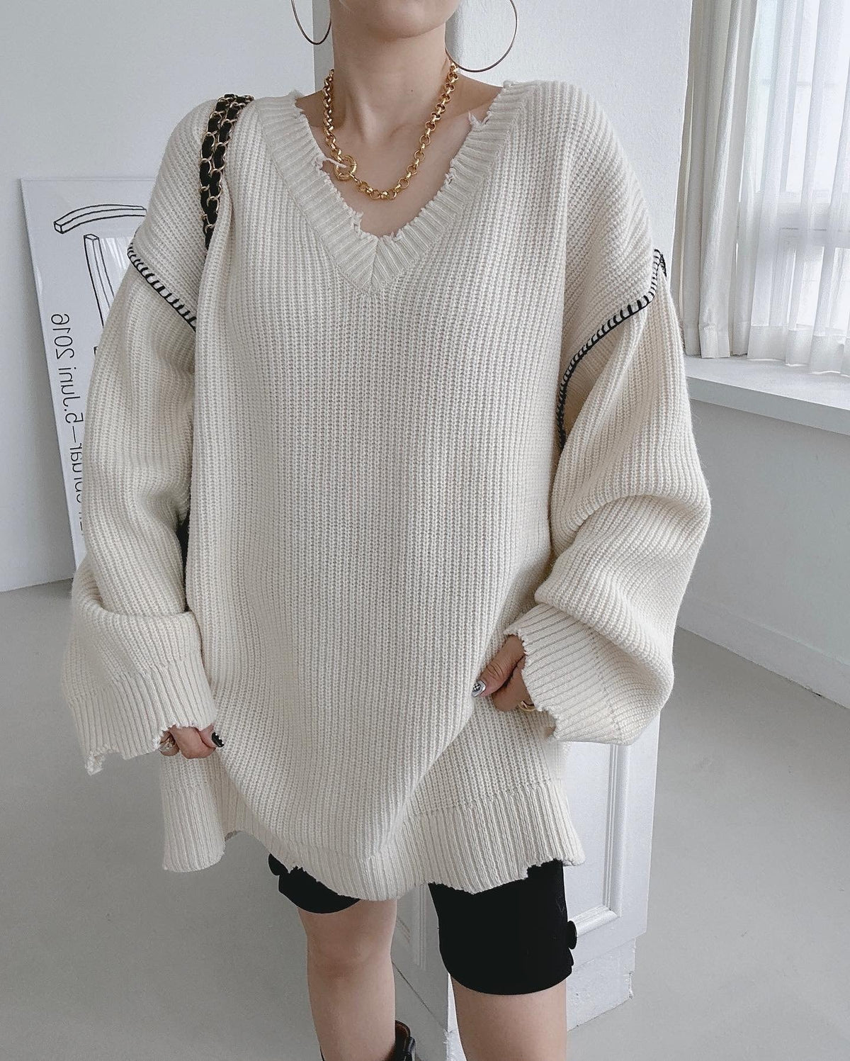 【tops】ニットセーター　M17997