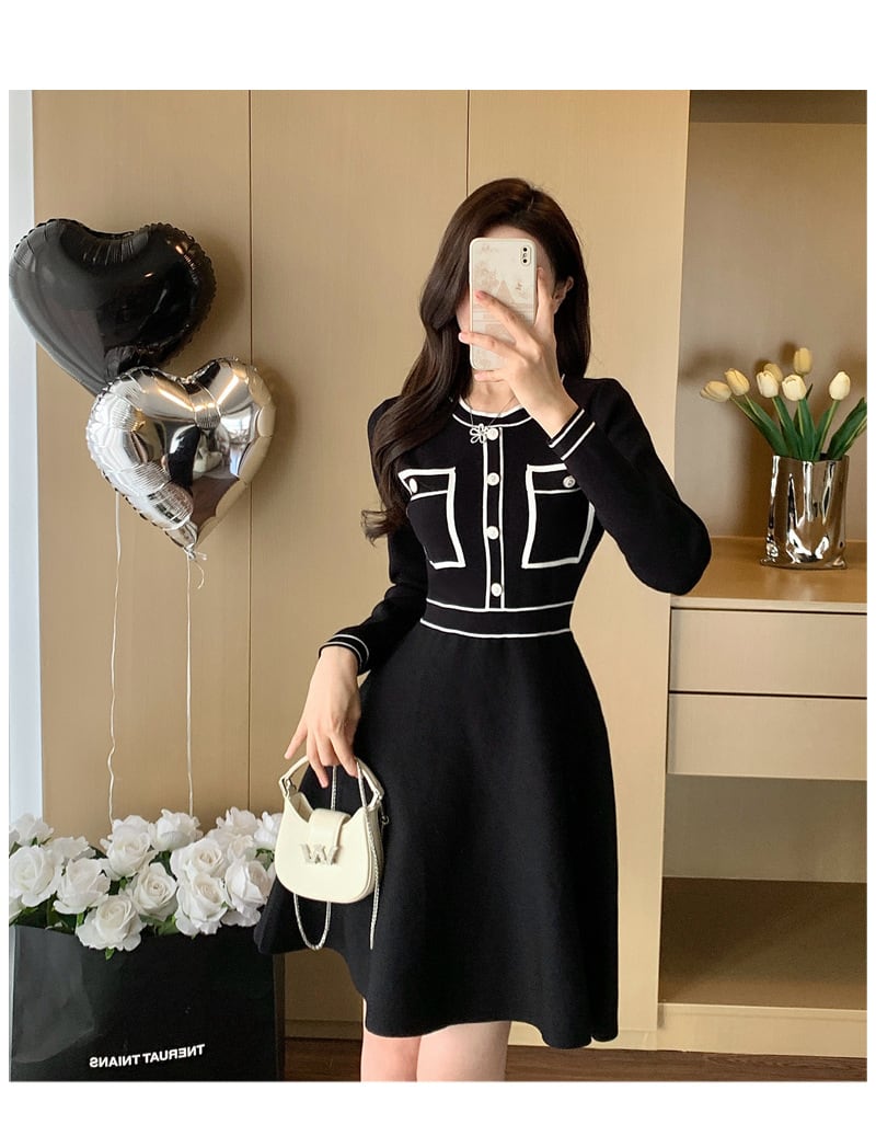 【dress】ニットワンピース　M28391