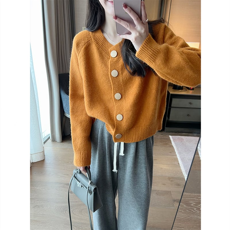 【outer】ニットカーデ　M25678
