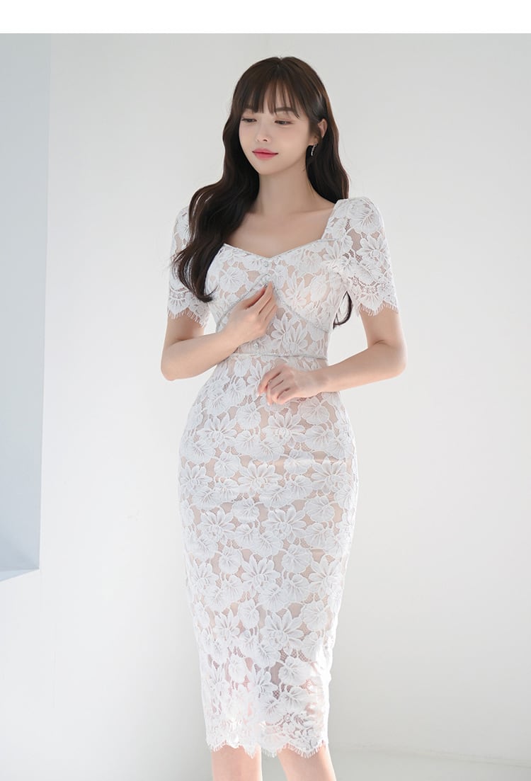 【dress】レースワンピース　M24322