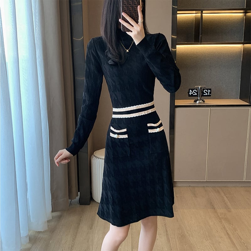 【dress】ニットワンピース　M25422