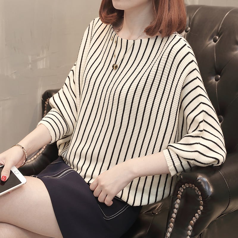 【tops】ドルマンスリーブニットセーター　M28854