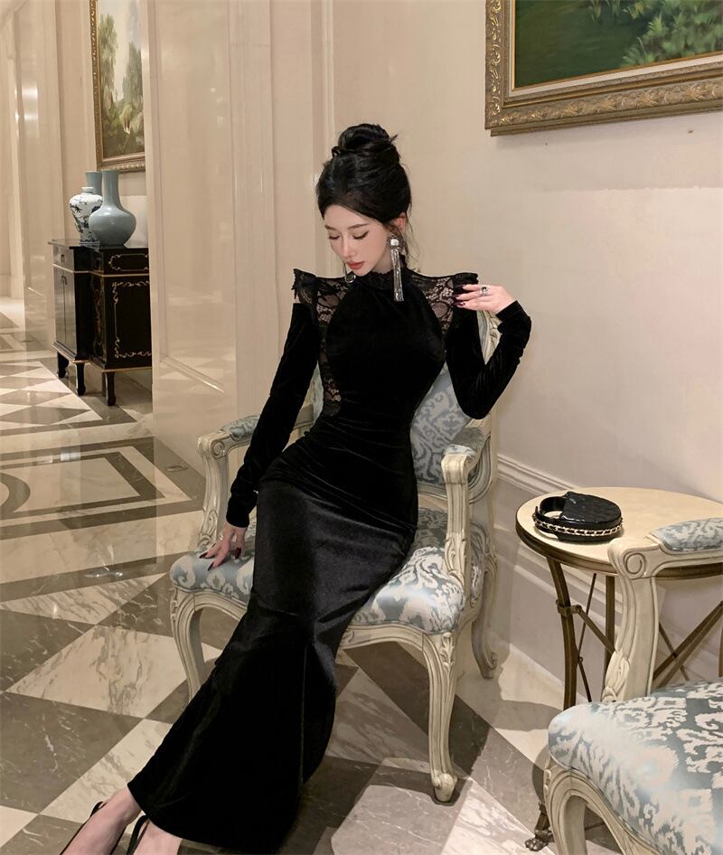 【dress】レースデートワンピース　M27337