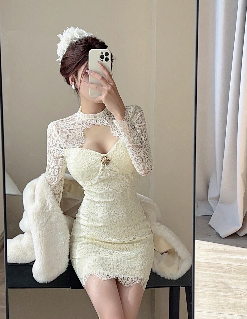 【dress】レースワンピース　M29008