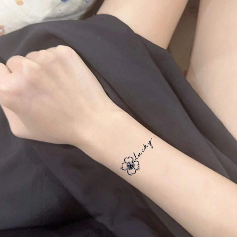 【小物】2週間タトゥーシール4枚花F8130