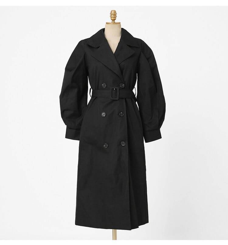 【outer】Vネックトレンチコート　M27445