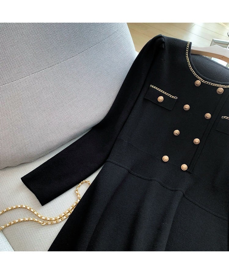 【dress】ニットワンピース　M25486