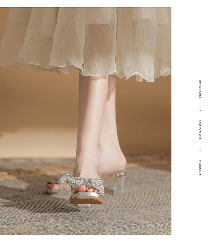 【shoes】リボン付きサンダル　M30228