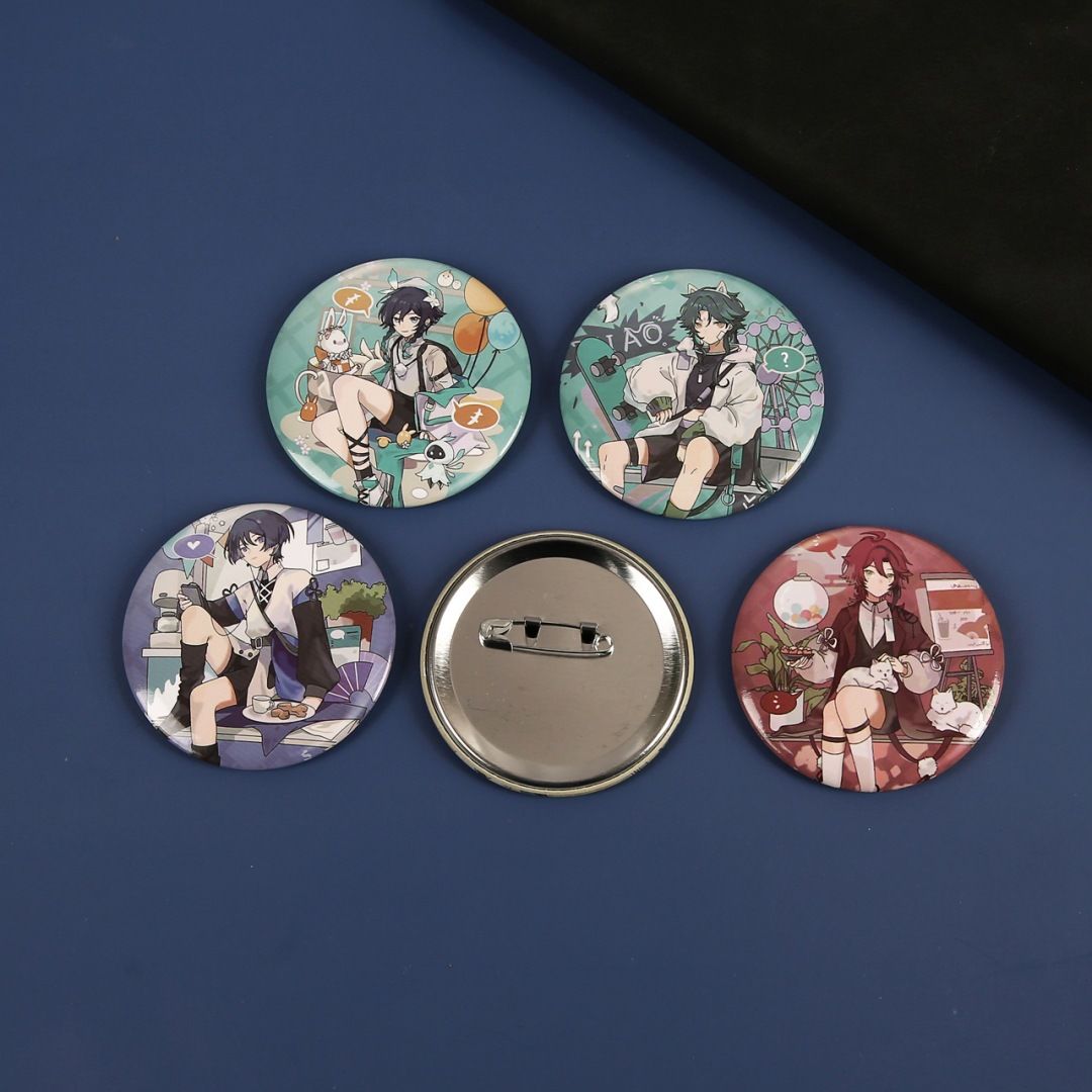 【GOODS】原神 遊園地 缶バッジ Q2187