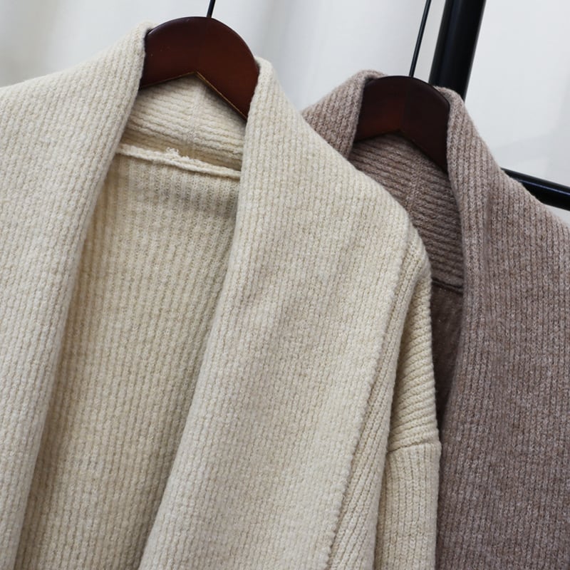 【outer】Vネックニットカーデ　M27589
