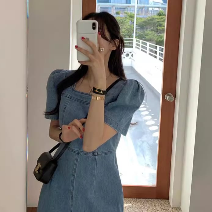 【dress】デニムワンピース　M24734