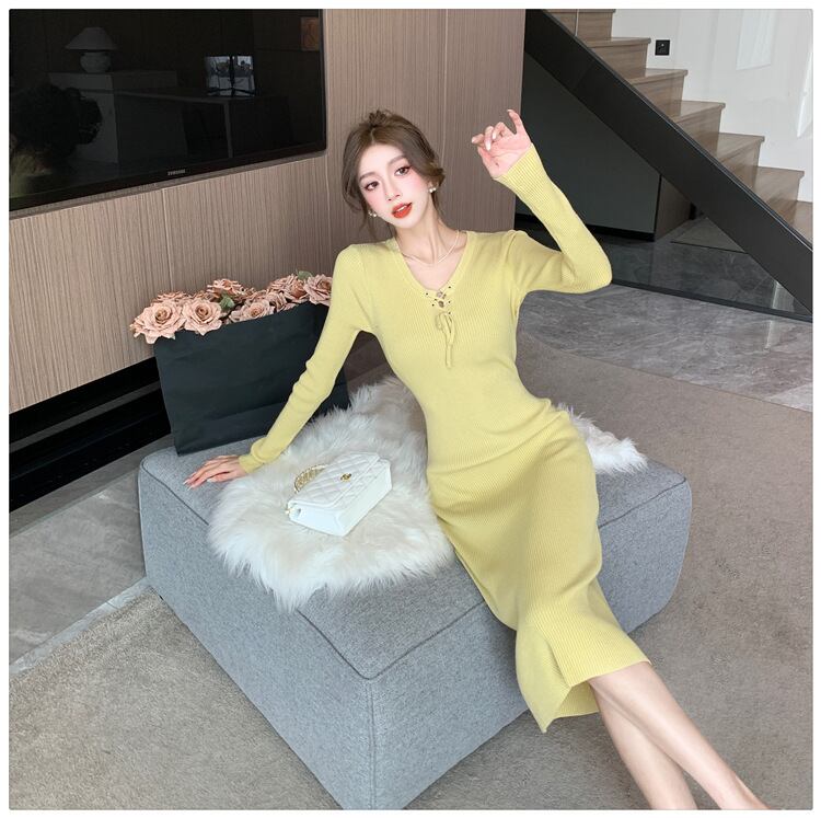 【dress】ニットワンピース　M18562