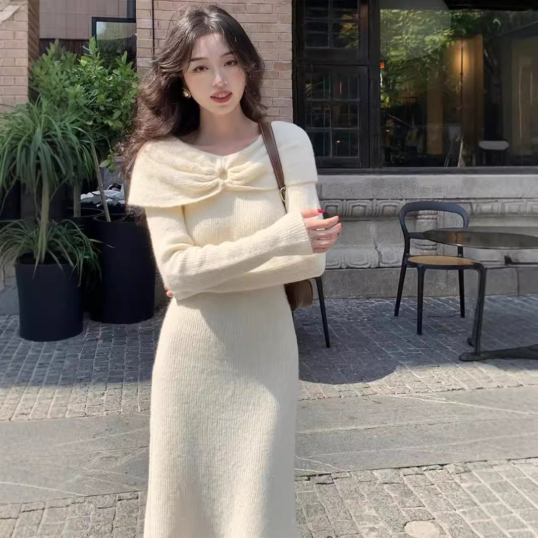 【dress】ニットワンピース　M26068