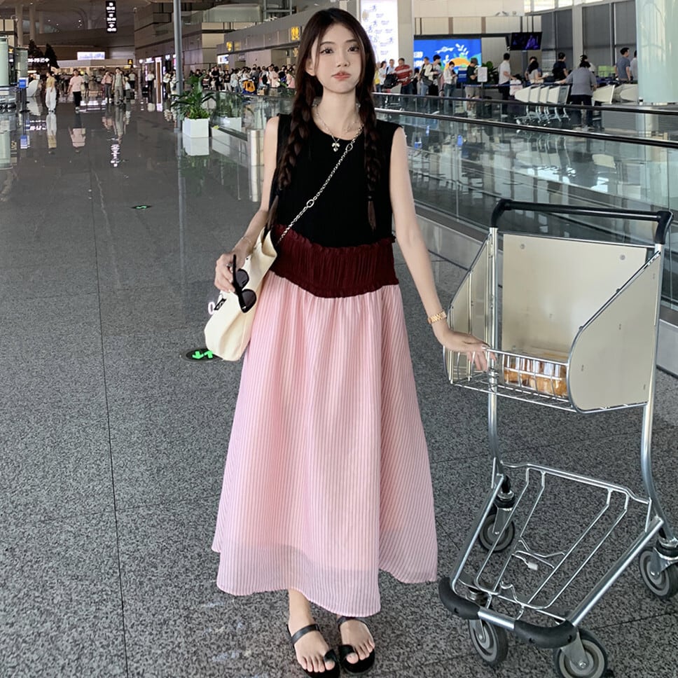 【dress】ノースリーブワンピース　M24340