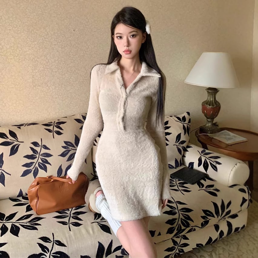 【dress】ニットワンピース　M27992