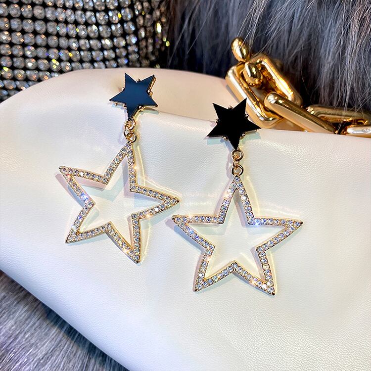 【小物】超人気 気質スウィートオシャレセクシー星ピアスアクセサリー