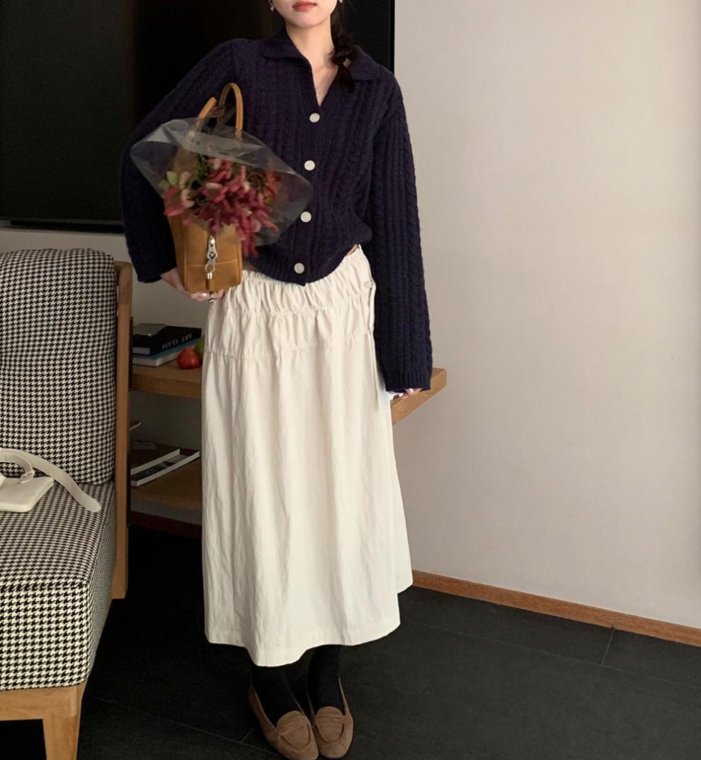 【outer】Vネックニットカーデ　M27314