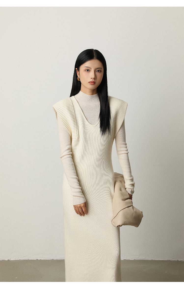 【dress】ノースリーブニットワンピース　N2809