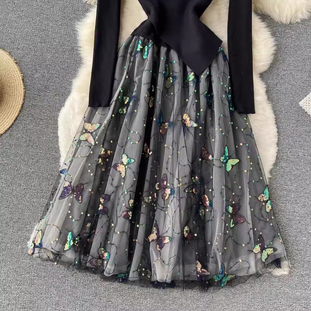 【dress】ドッキングデートワンピース　M18790
