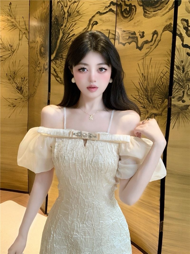 【dress】デートワンピース　M24386
