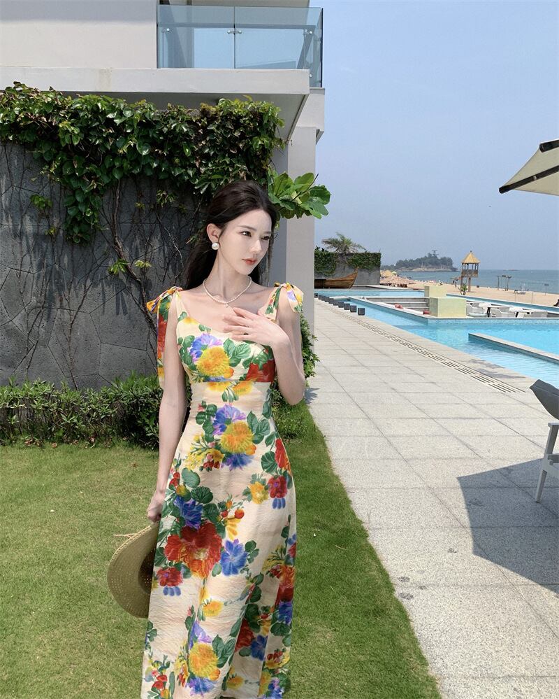 【dress】プリントキャミワンピース G21096