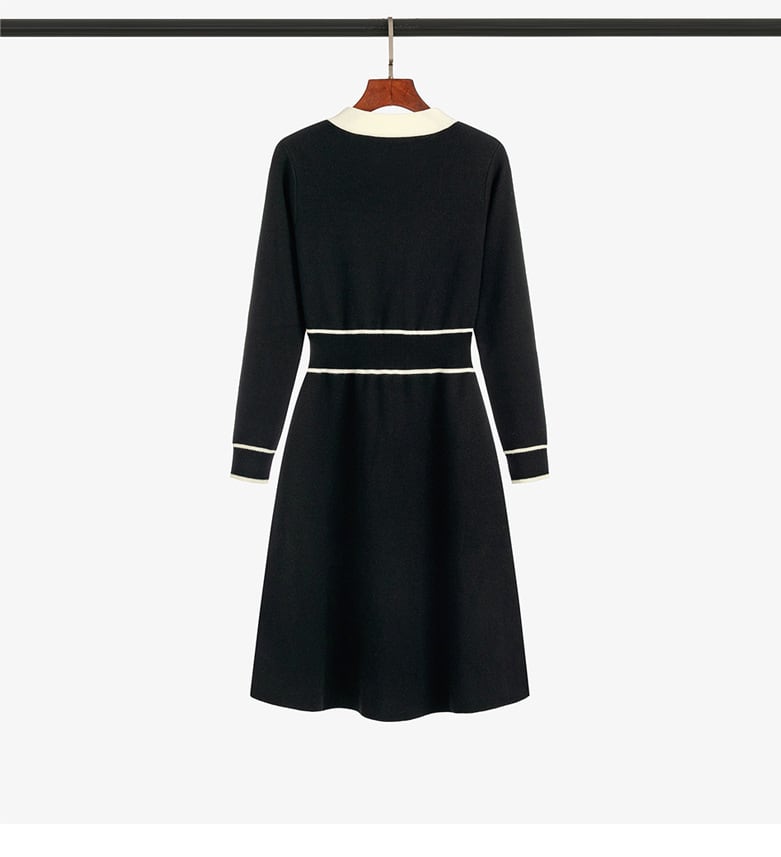 【dress】リボンニットワンピース　N3353