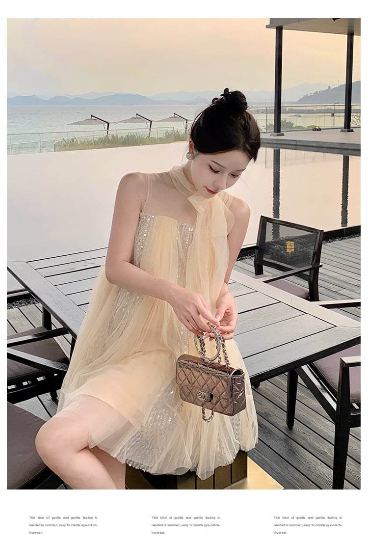 【dress】ノースリーブワンピース　M25288