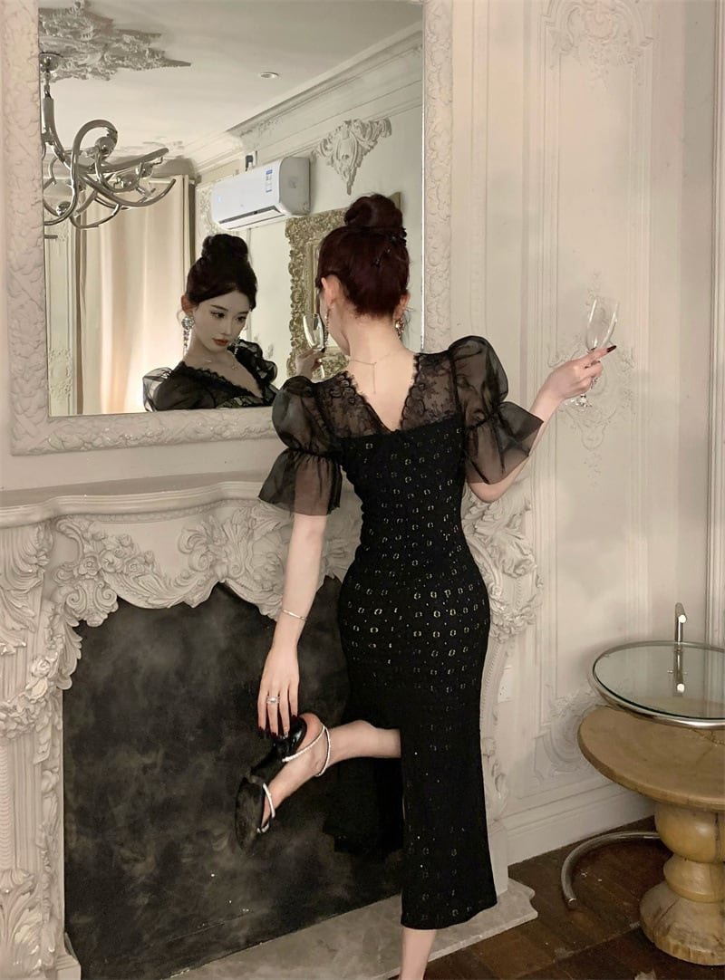 【dress】マーメイドワンピース　M24588