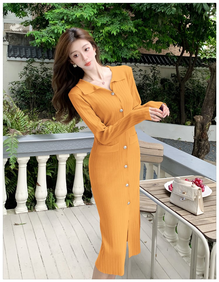 【dress】ニットワンピース　M25802