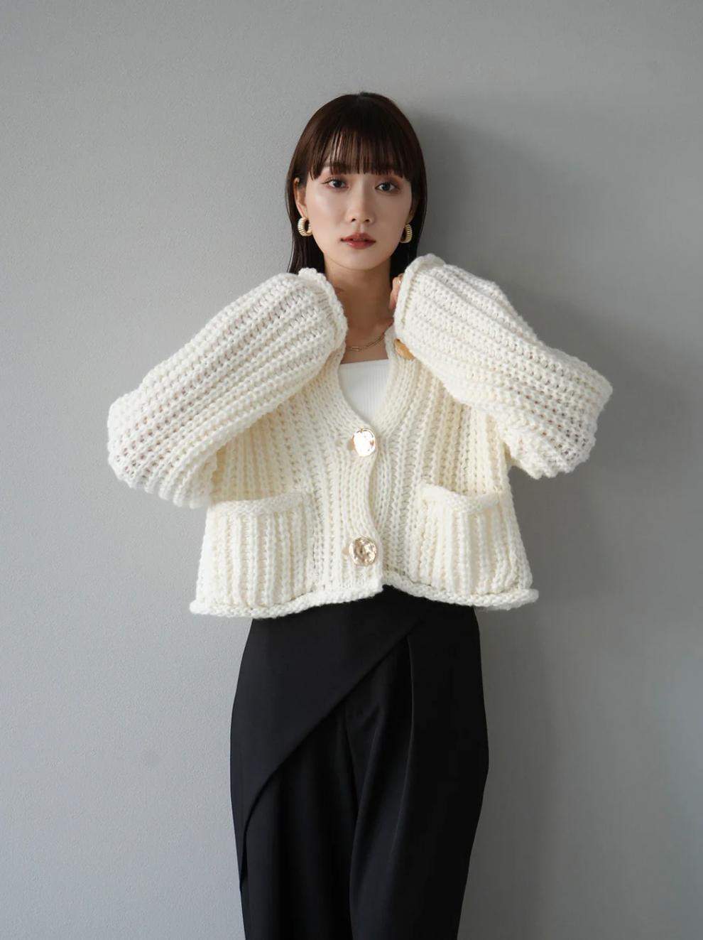 【outer】ニットカーデ　M27613