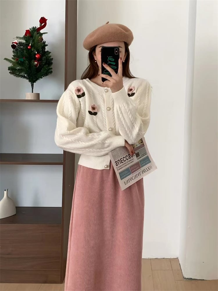 【outer】ニットカーデ　M25975