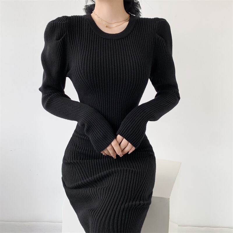 【dress】スリットワンピース　M18842