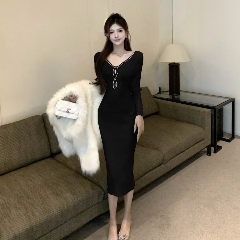 【dress】ニットワンピース　M27918